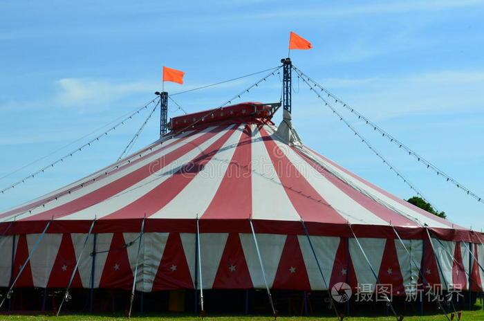 马戏团大顶帐篷.照片-正版商用图片1c78xf-摄图新视界